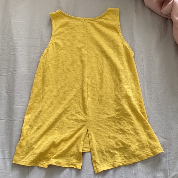 Yellow and White Old Navy Tank Top - Picture 2 of 3